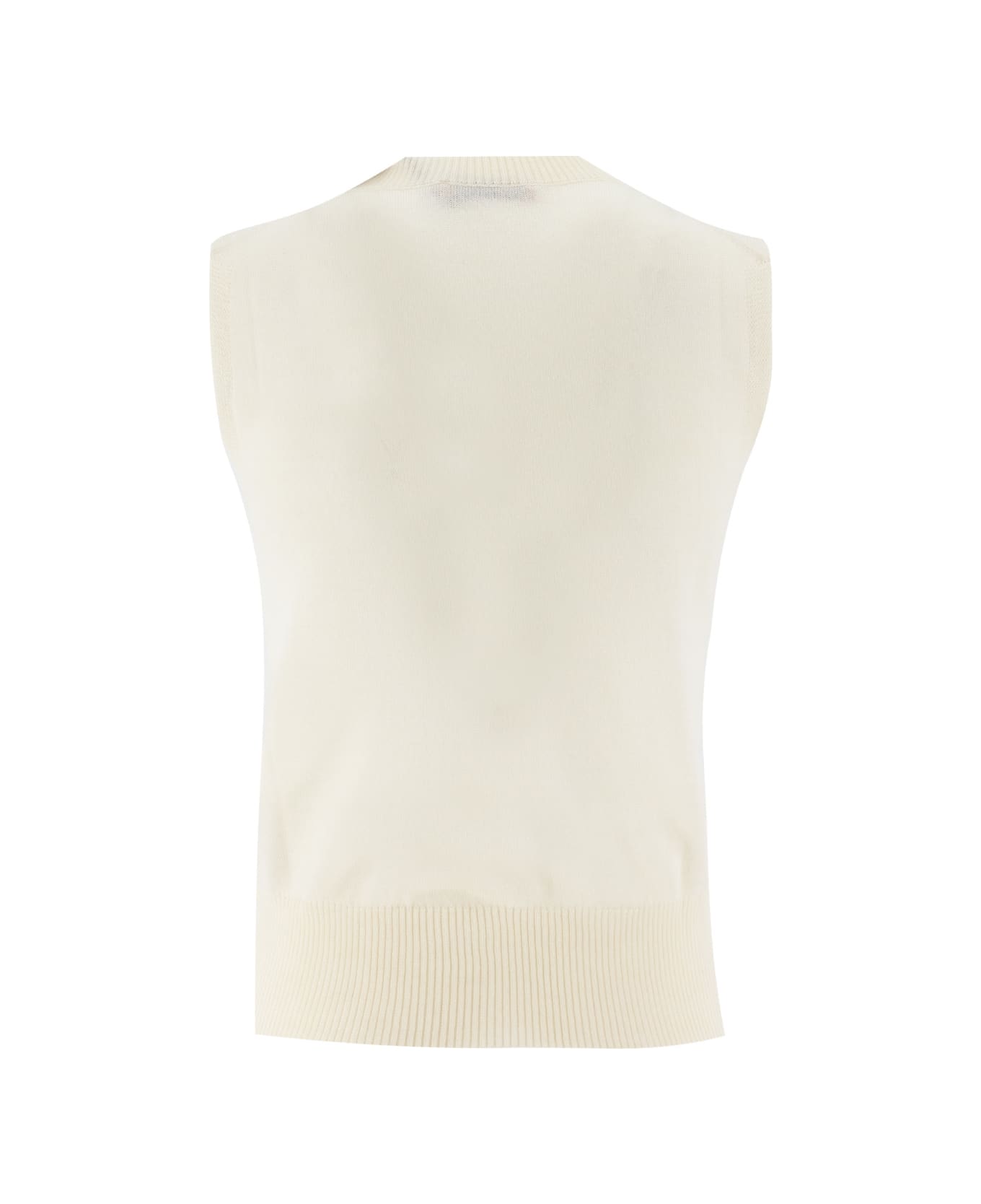 Ermanno Scervino Top - SNOW WHITE/OFF WHITE