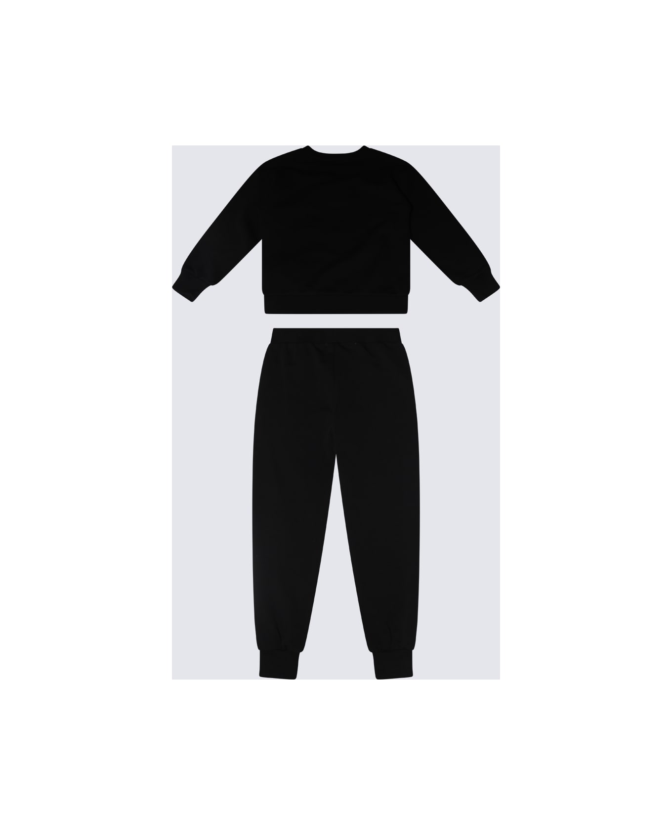 Moschino Black Cotton Jumpsuits - Black ニットウェア＆スウェットシャツ