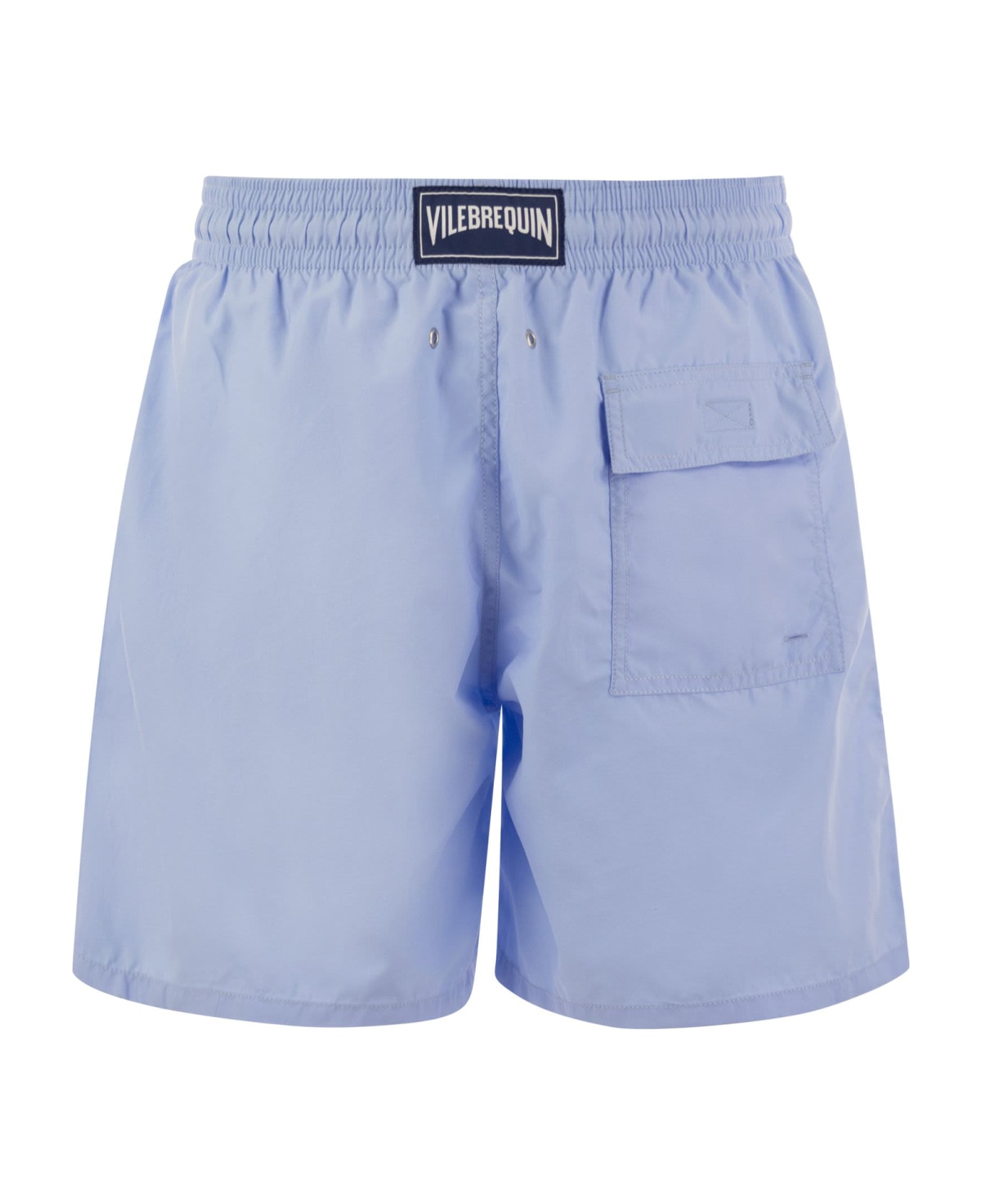 Vilebrequin Plain-coloured Beach Shorts - Light Blue