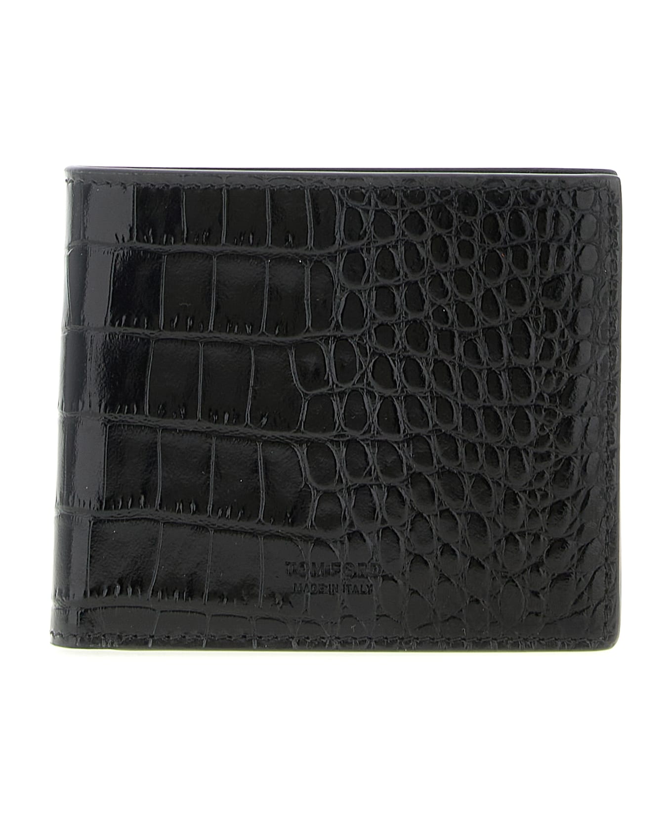 Tom Ford Crocodile Wallet - Black  