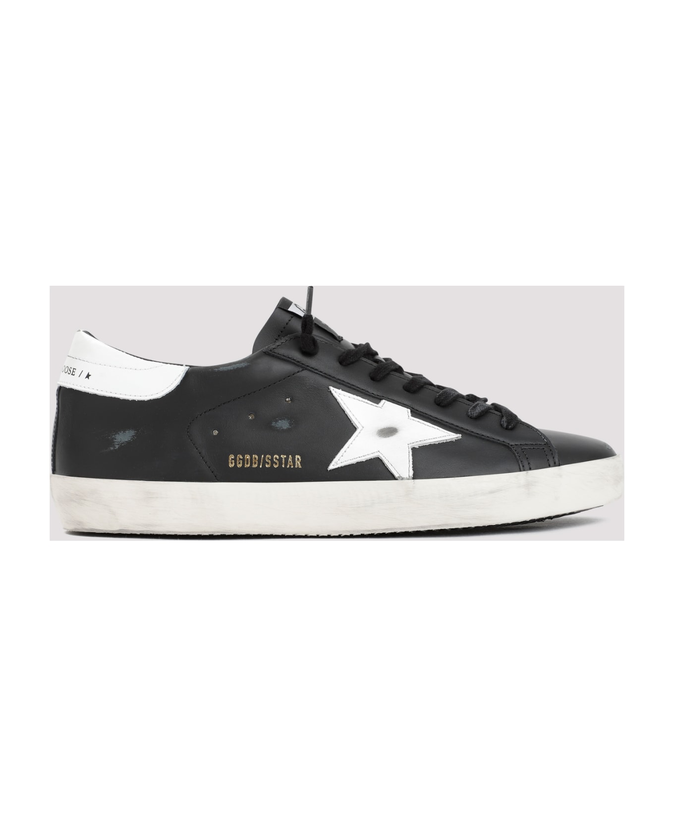 Golden Goose Superstar Sneakers - Black White