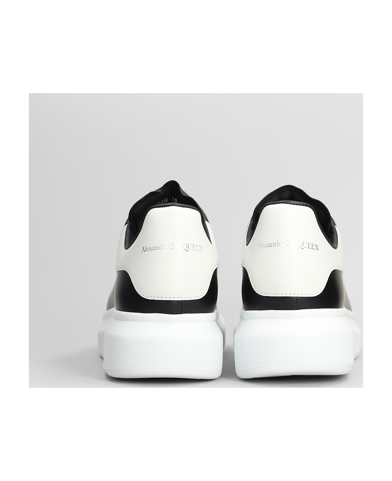 Alexander McQueen Oversize Sneak Sneakers In Black Leather - black
