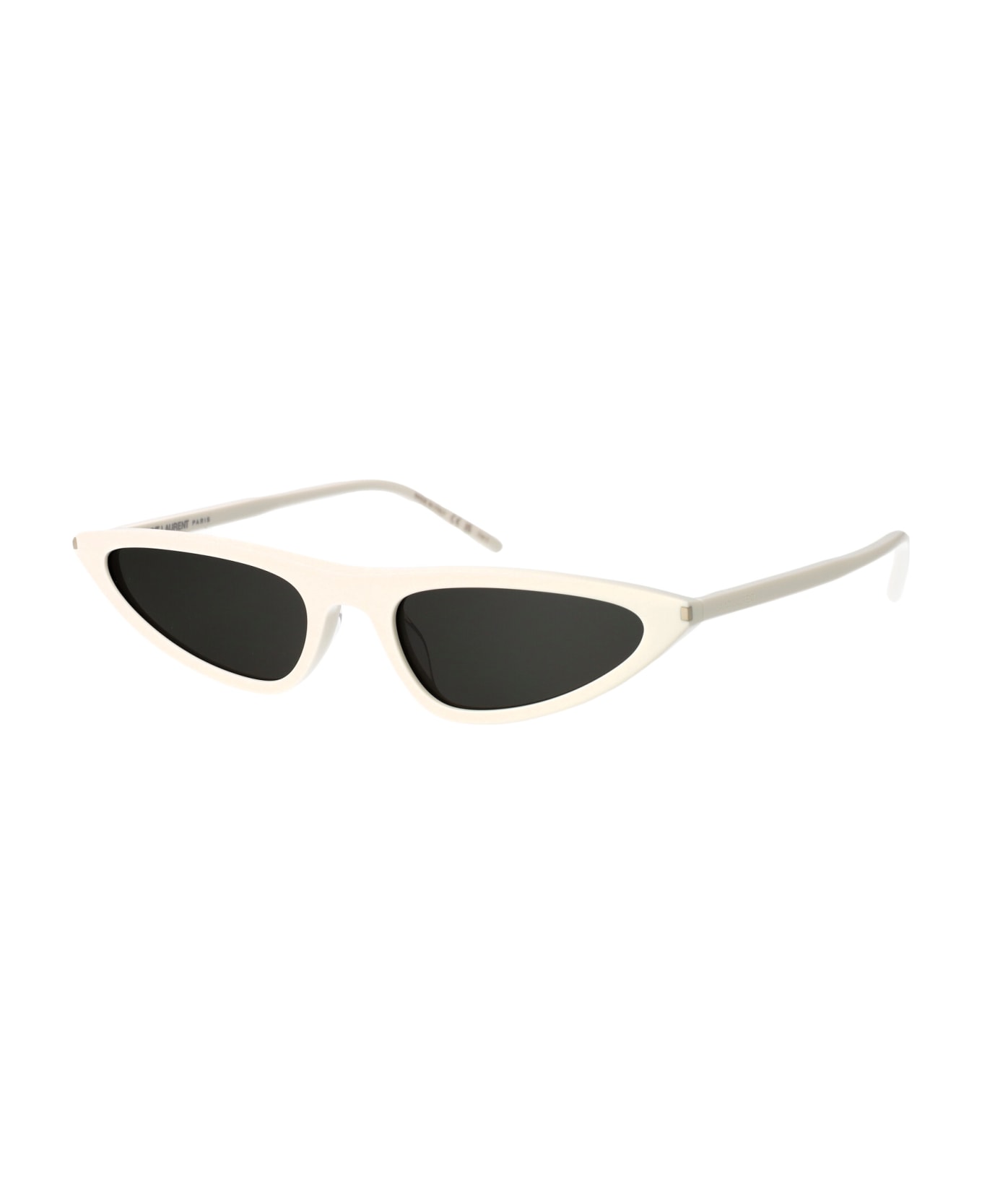 Saint Laurent Eyewear Sl 703 Sunglasses - 003 WHITE WHITE GREY