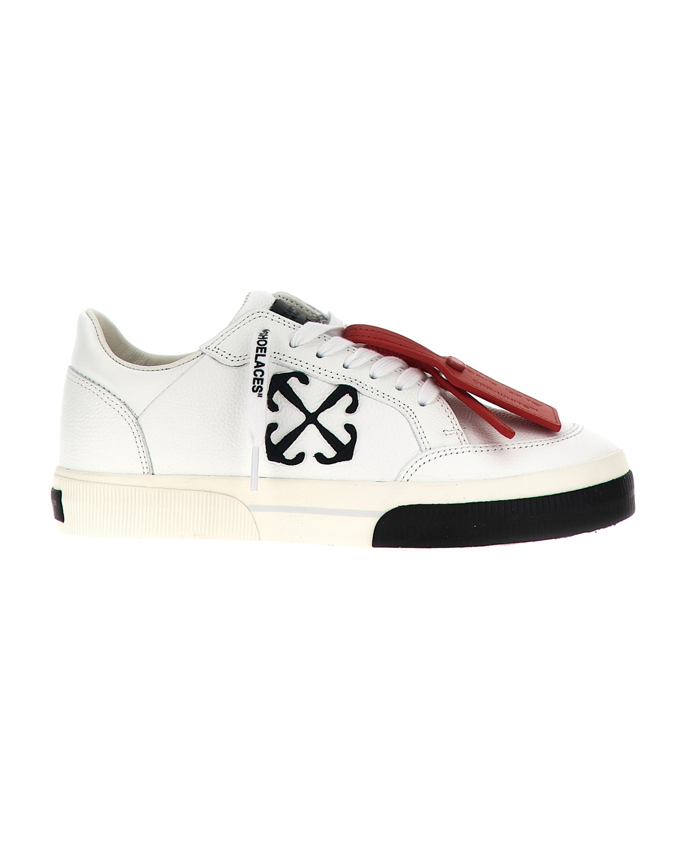 Off-White 'new Low Vulcanized' Sneakers - White/Black