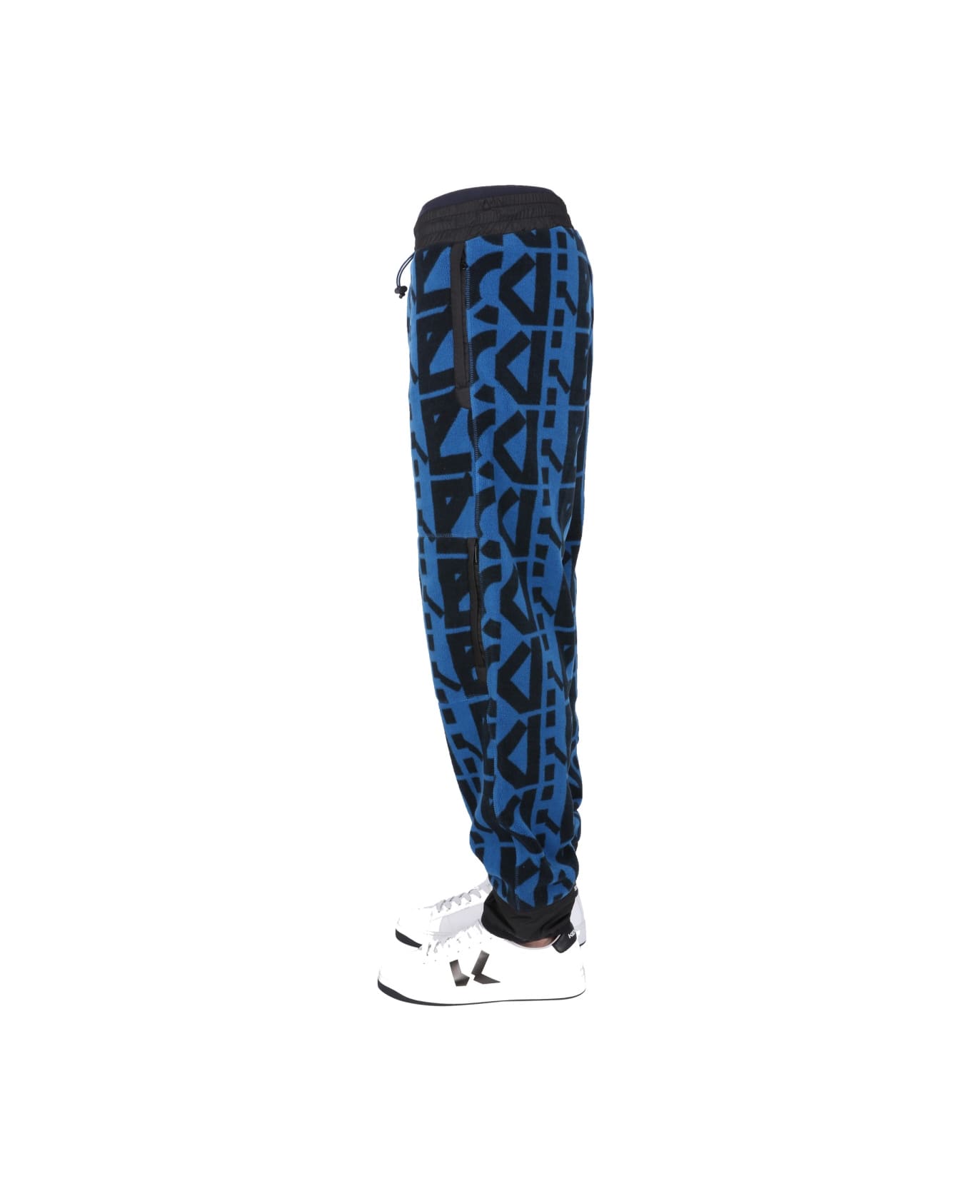 Kenzo Jogging Pants With Monogram Logo - BLUE