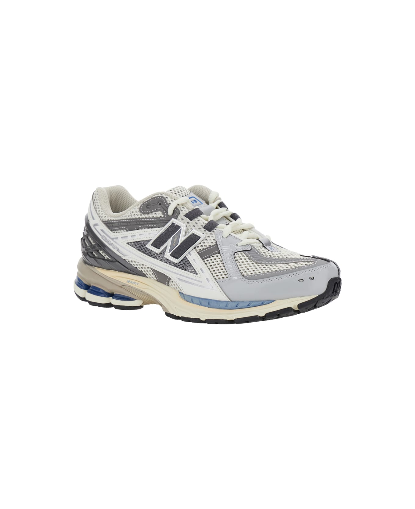 New Balance '1906r' Grey Sneaker With Mesh Design And Side Logo In Synthetic Fiber Unisex - Grey