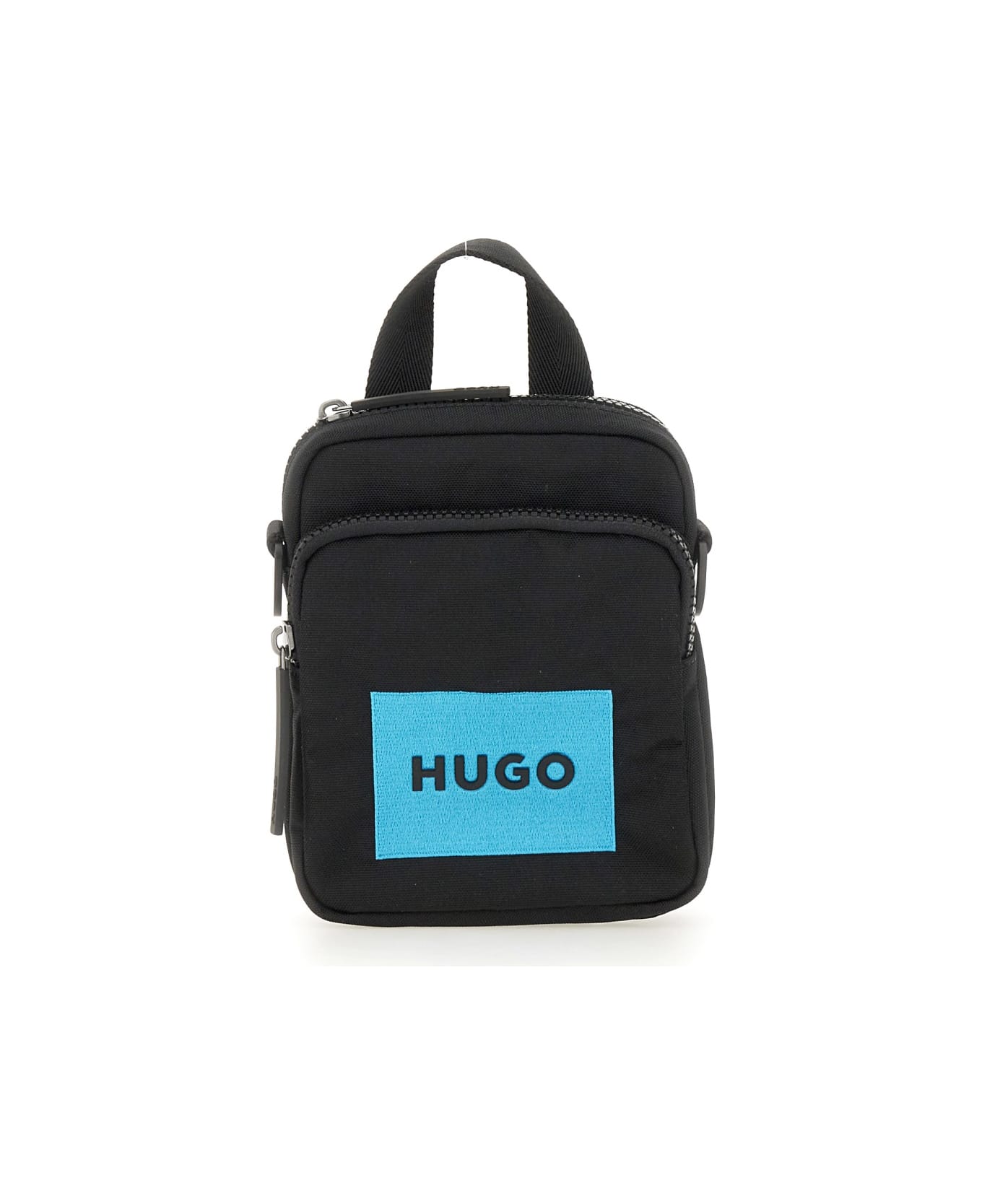 Hugo Boss Shoulder Bag With Logo - BLACK