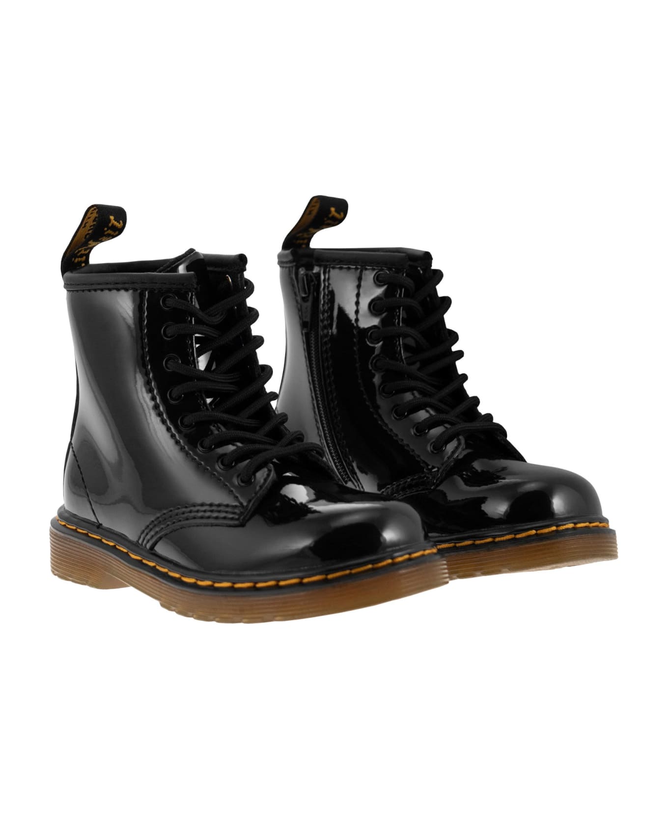 Dr. Martens 1460 - Patent Leather Lace-up Boots - Black