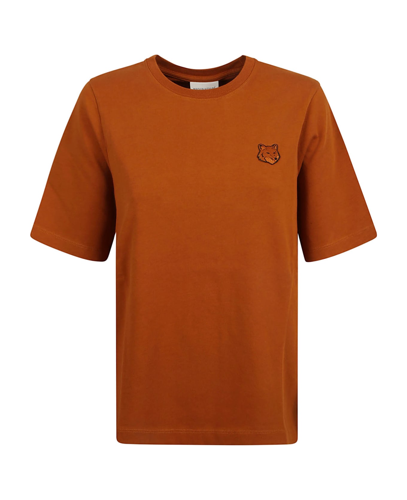 Maison Kitsuné Bold Fox Head Patch Comfort T-shirt - Tabacco