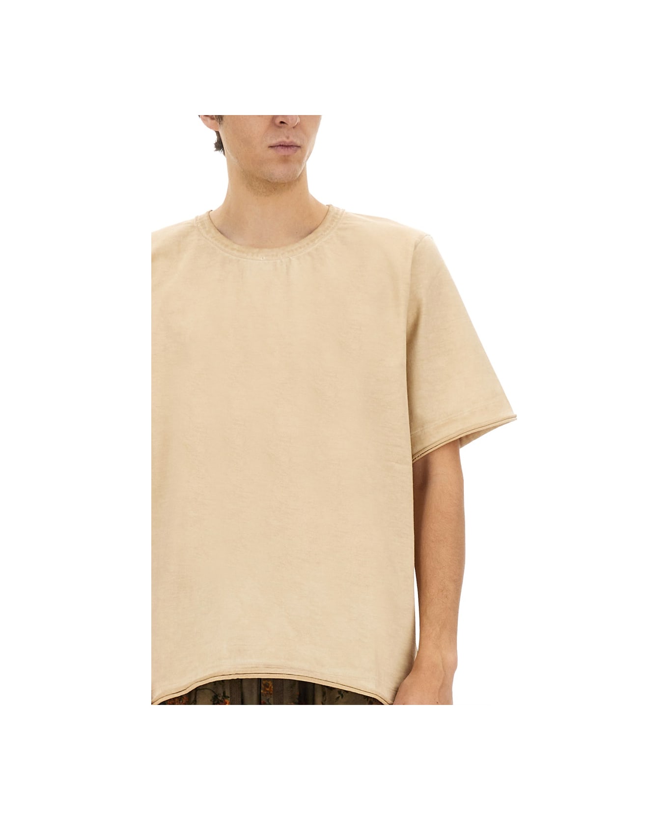 Uma Wang Cotton T-shirt - BEIGE
