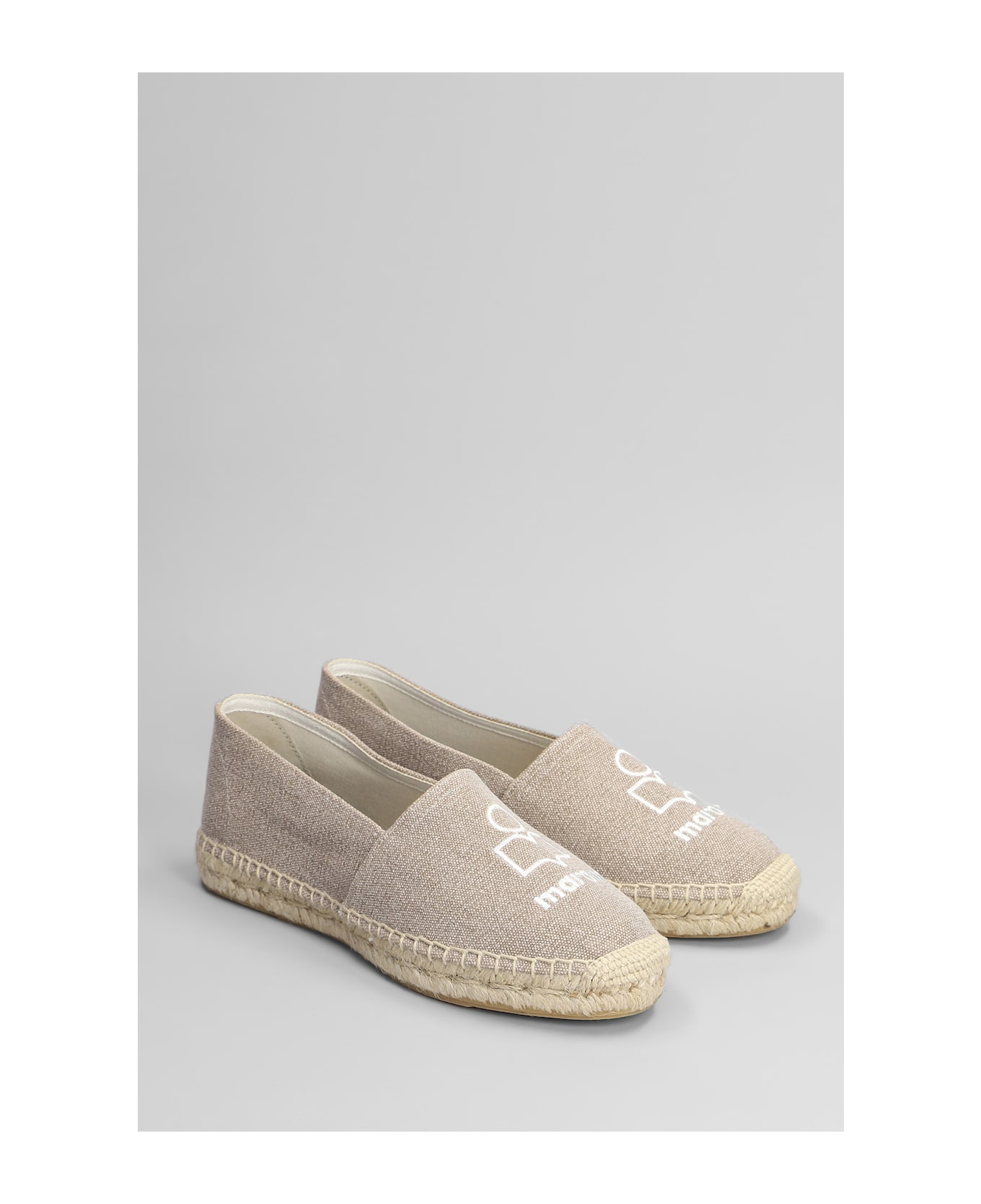 Isabel Marant Canae Espadrilles In Beige Cotton - beige