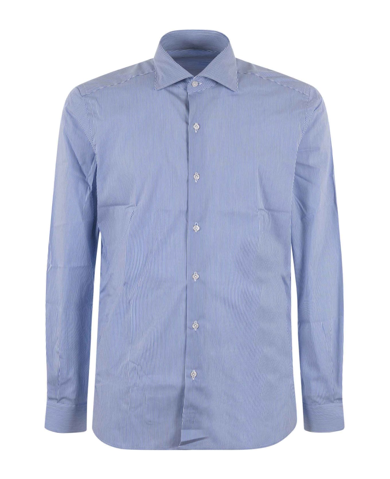 Fay Shirt - Bianco/azzurro