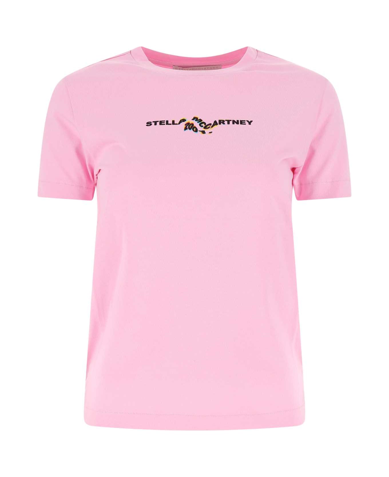 Stella McCartney Pink Cotton T-shirt - 5636