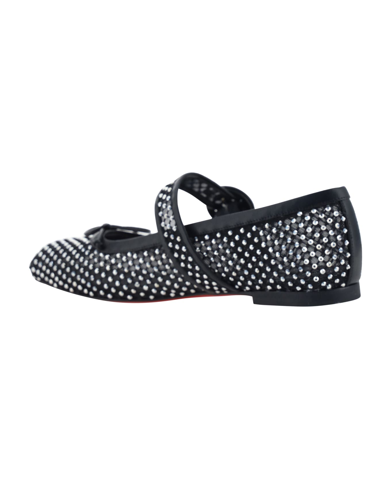 Christian Louboutin Mamastrapitina Ballerinas - Black-cry/lin Black