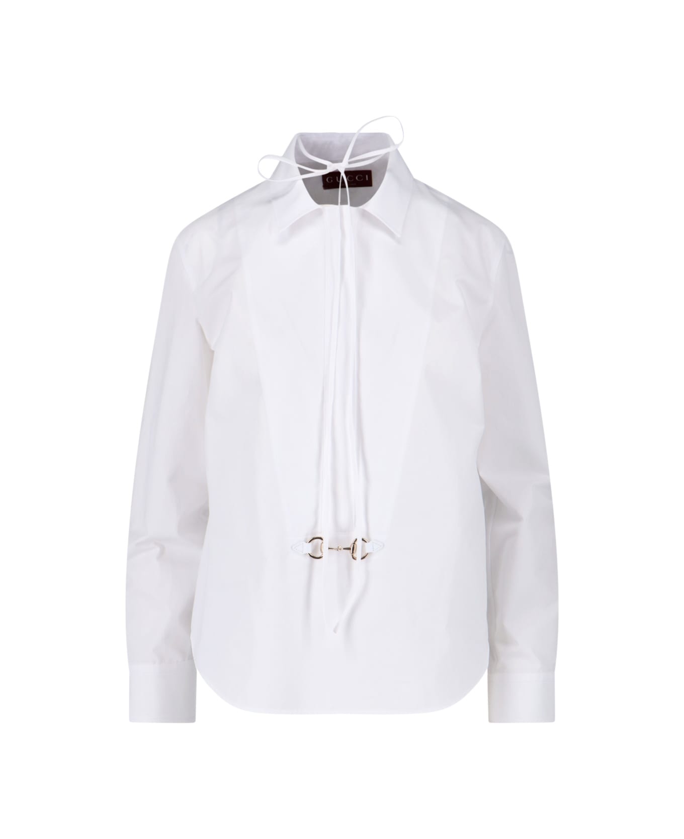 Gucci Shirt With Clamp - White