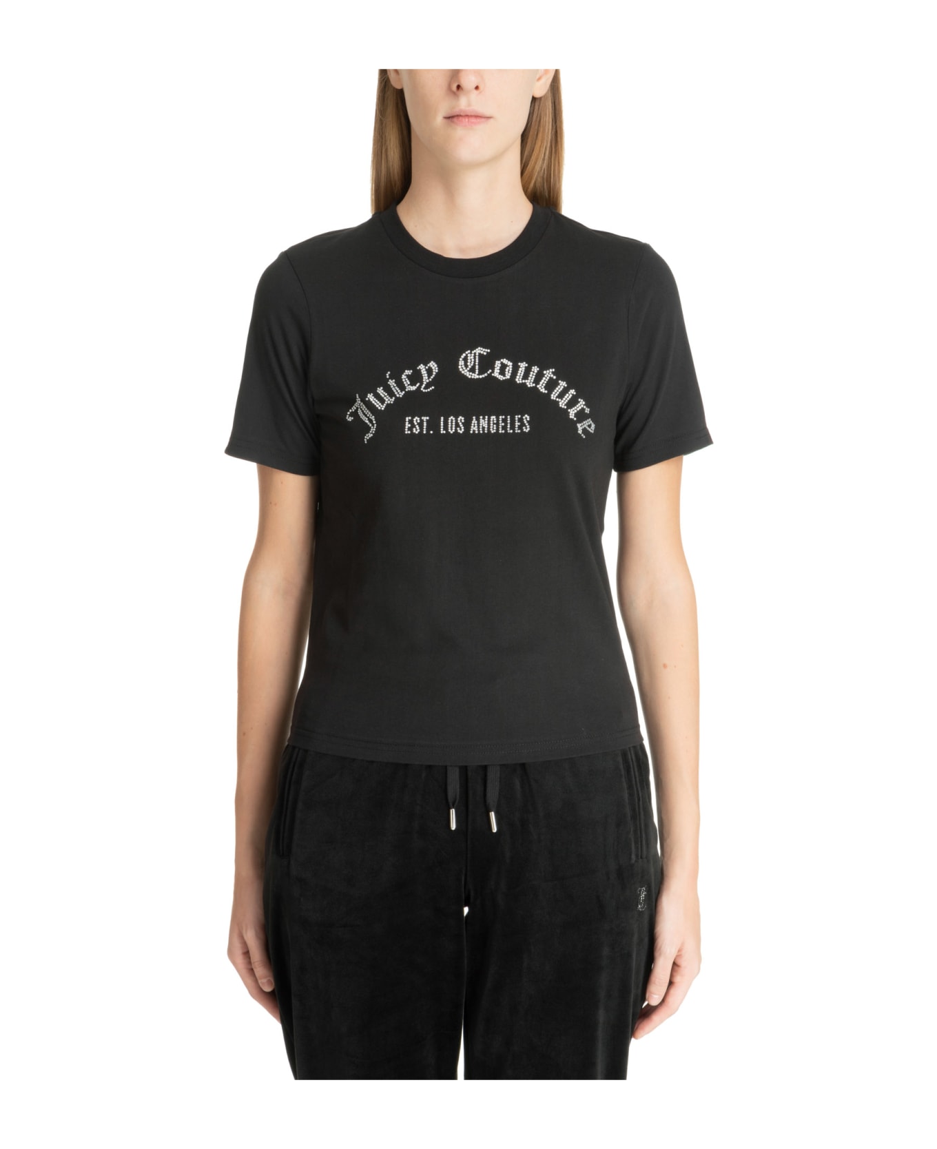 Juicy Couture Noah Cotton T-shirt - Black Tシャツ