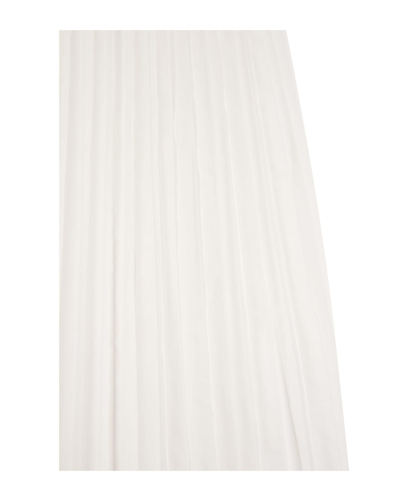 RED Valentino Pleated Taffeta Skirt - White スカート