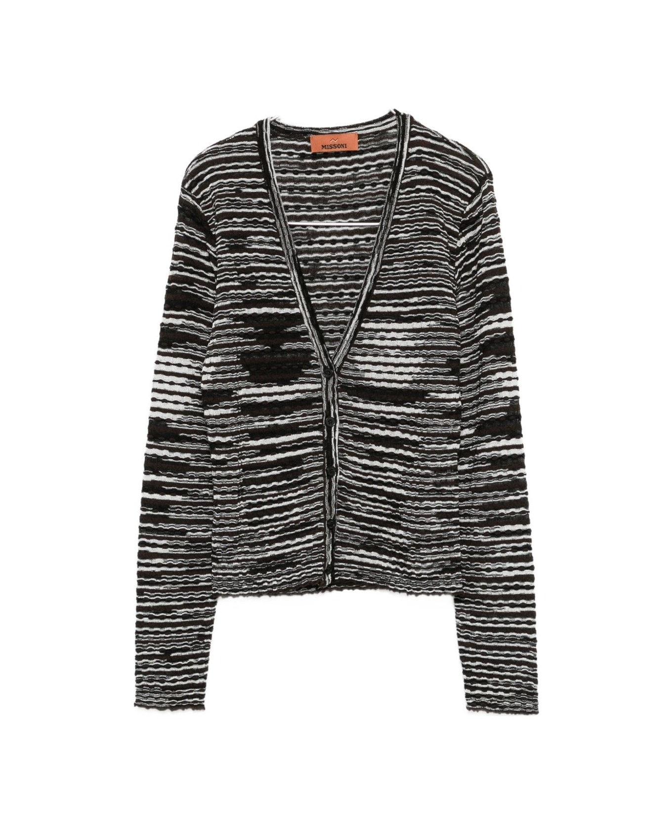 Missoni Wool Blend Cardigan - Brown