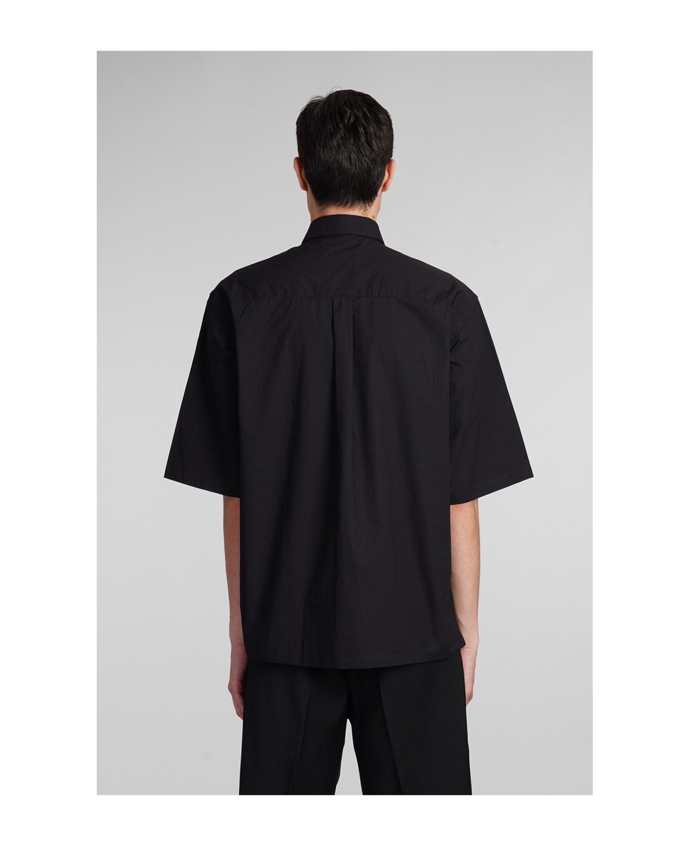 costumein Stefano Shirt In Black Cotton - black シャツ