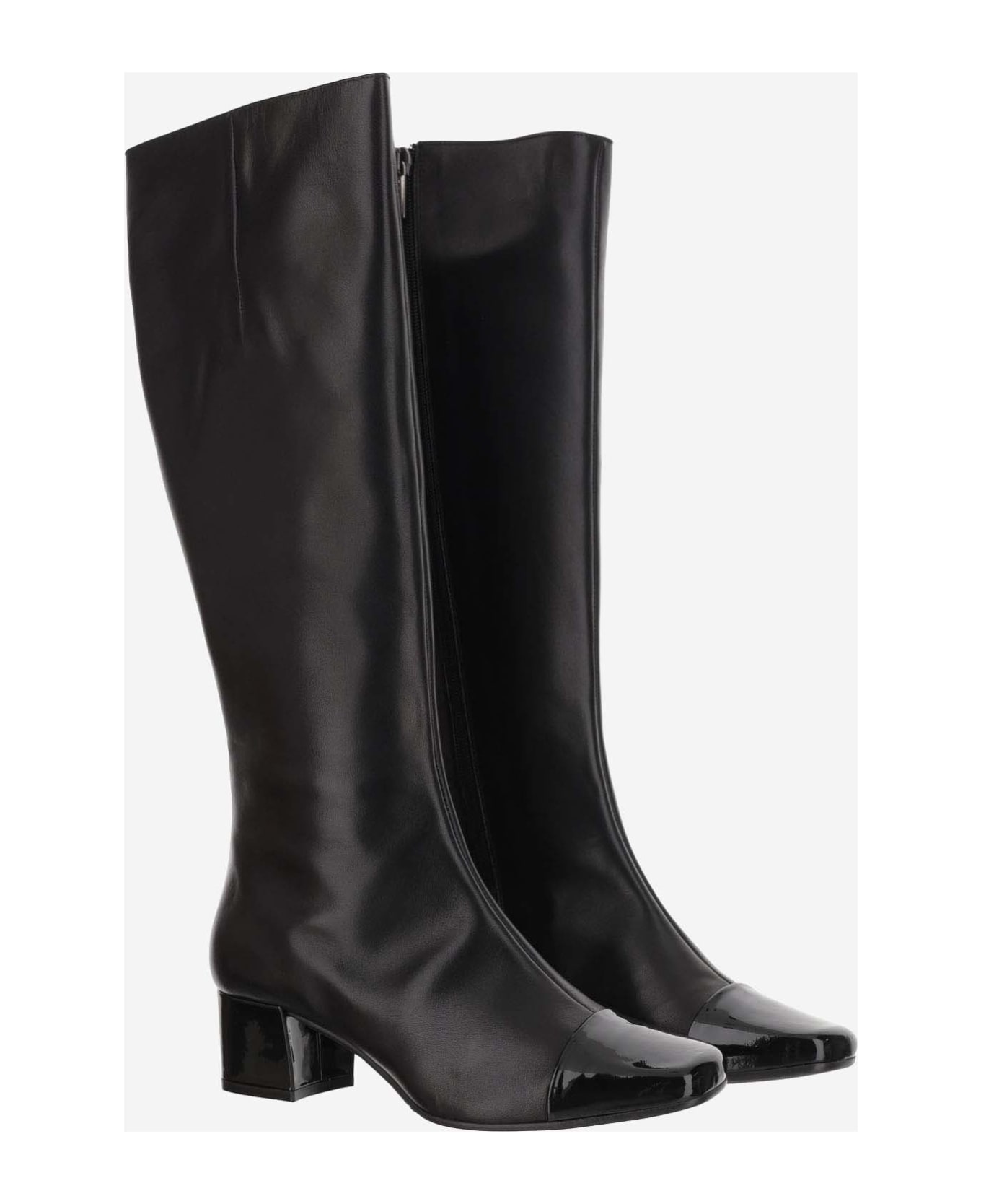 Carel High Leather Boot - Black