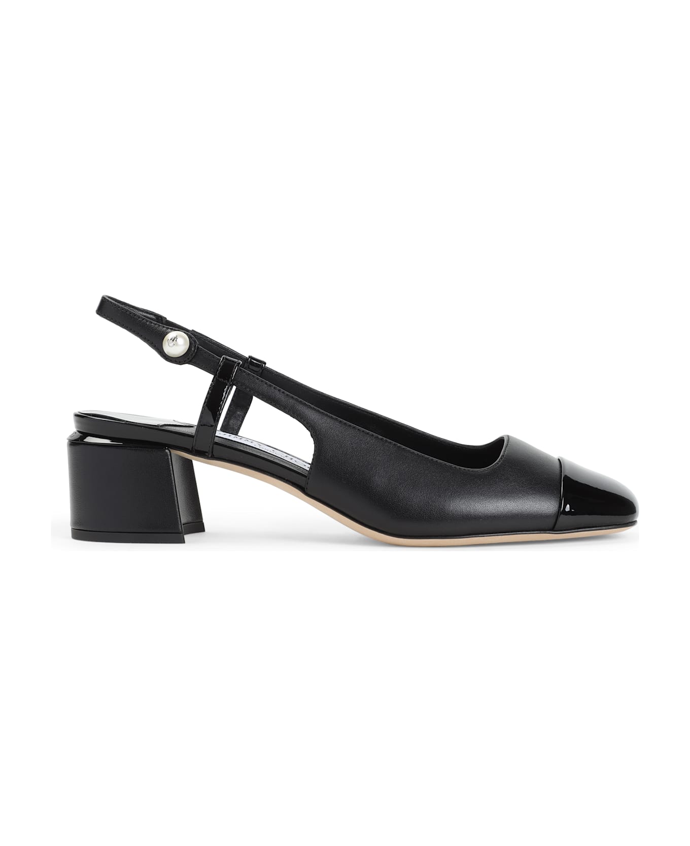 Jimmy Choo Elisa Sb 45 Patent Nappa Pumps - Black Black