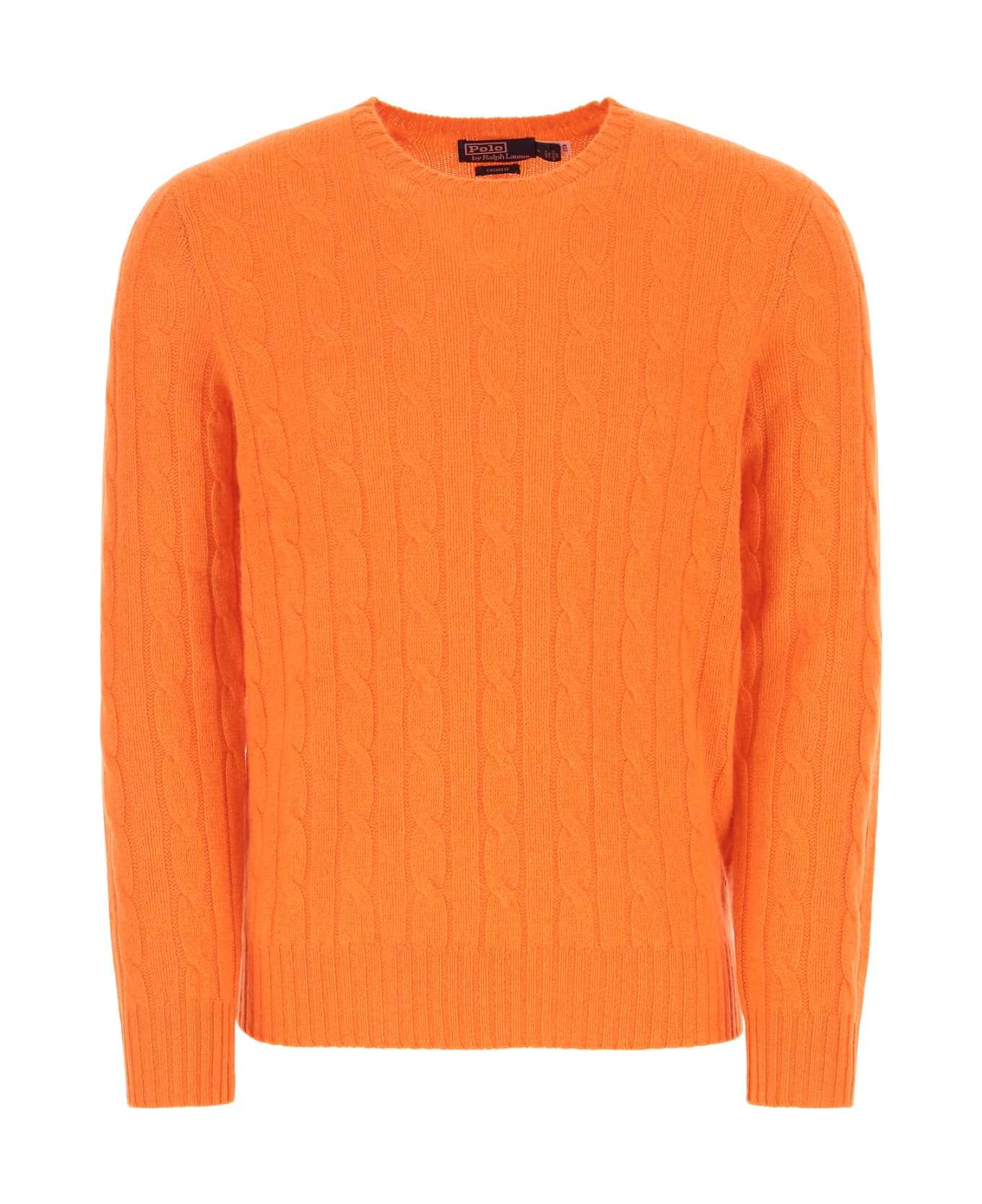 Polo Ralph Lauren Orange Cashmere Sweater - 014