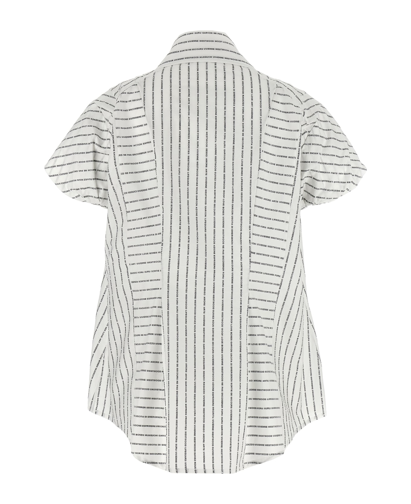 Vivienne Westwood 'twisted Bagatelle' Shirt - White/Black シャツ