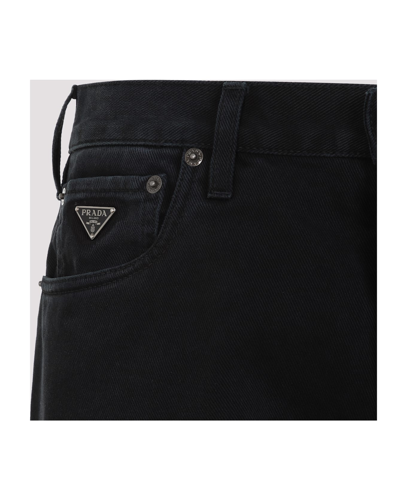 Prada Cotton Jeans - Black