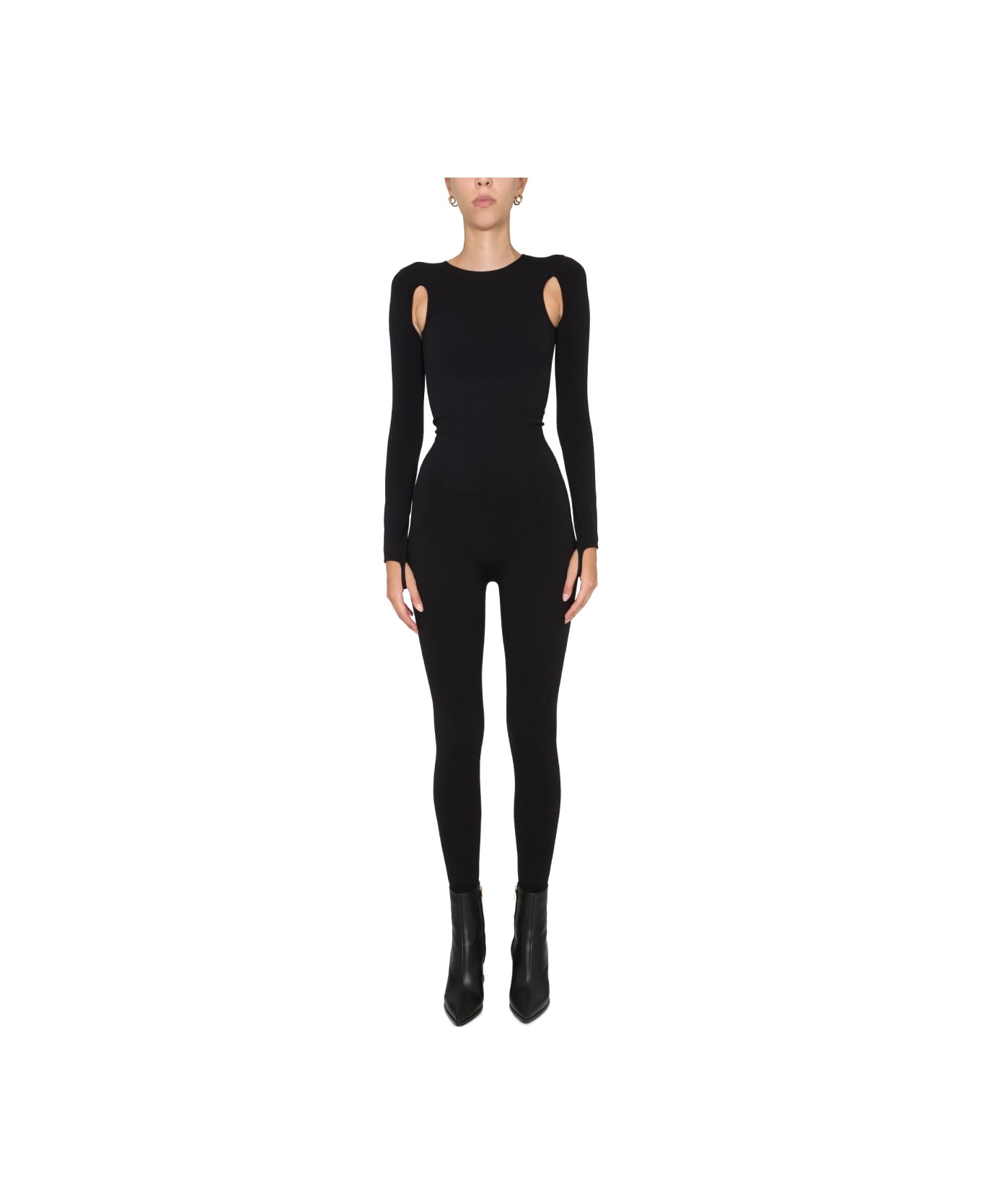 ANDREĀDAMO Full Jumpsuit With Cut-out Details - BLACK ジャンプスーツ