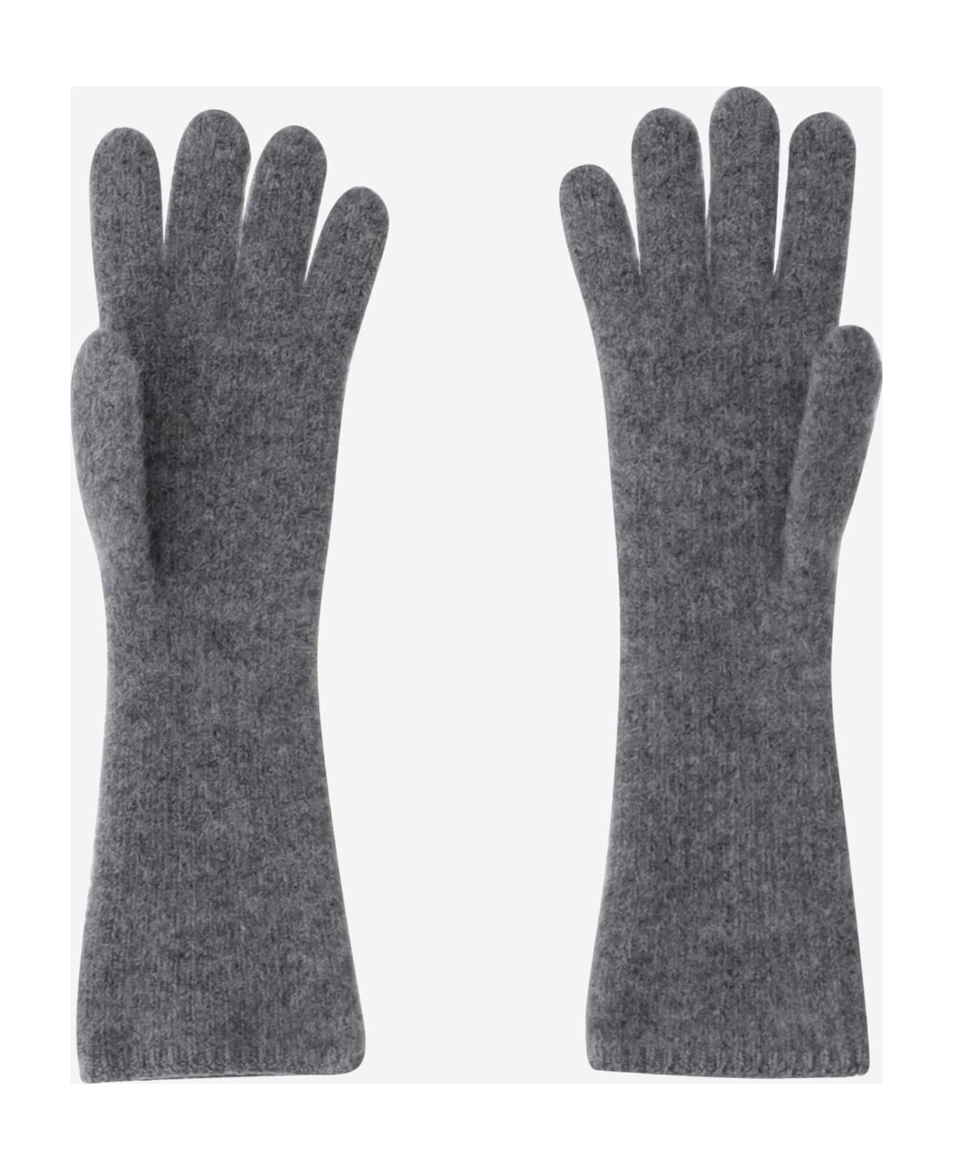 Jacquemus Wool Blend Gloves - Grey