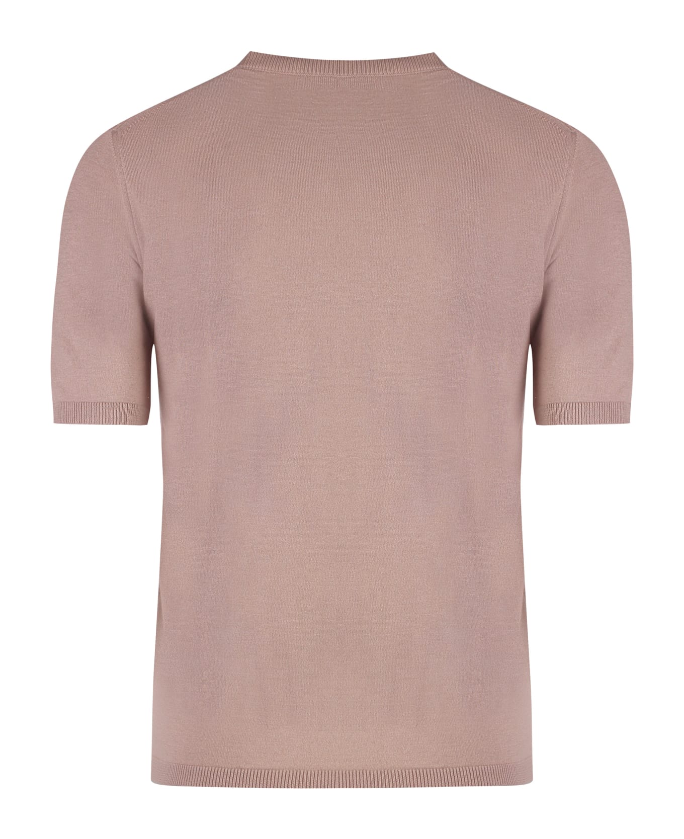 Max Mara Warren Short Sleeve Sweater - Pink