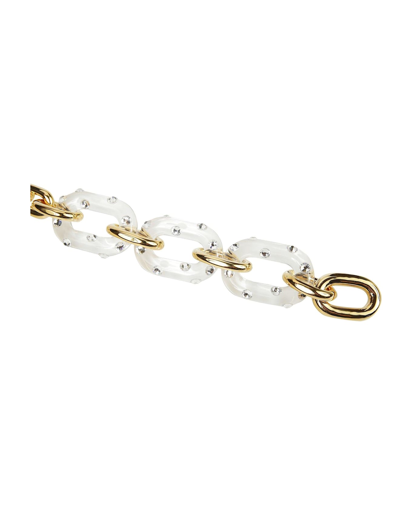 Paco Rabanne Xl Link Embellished Bracelet - GOLD / CRYSTAL