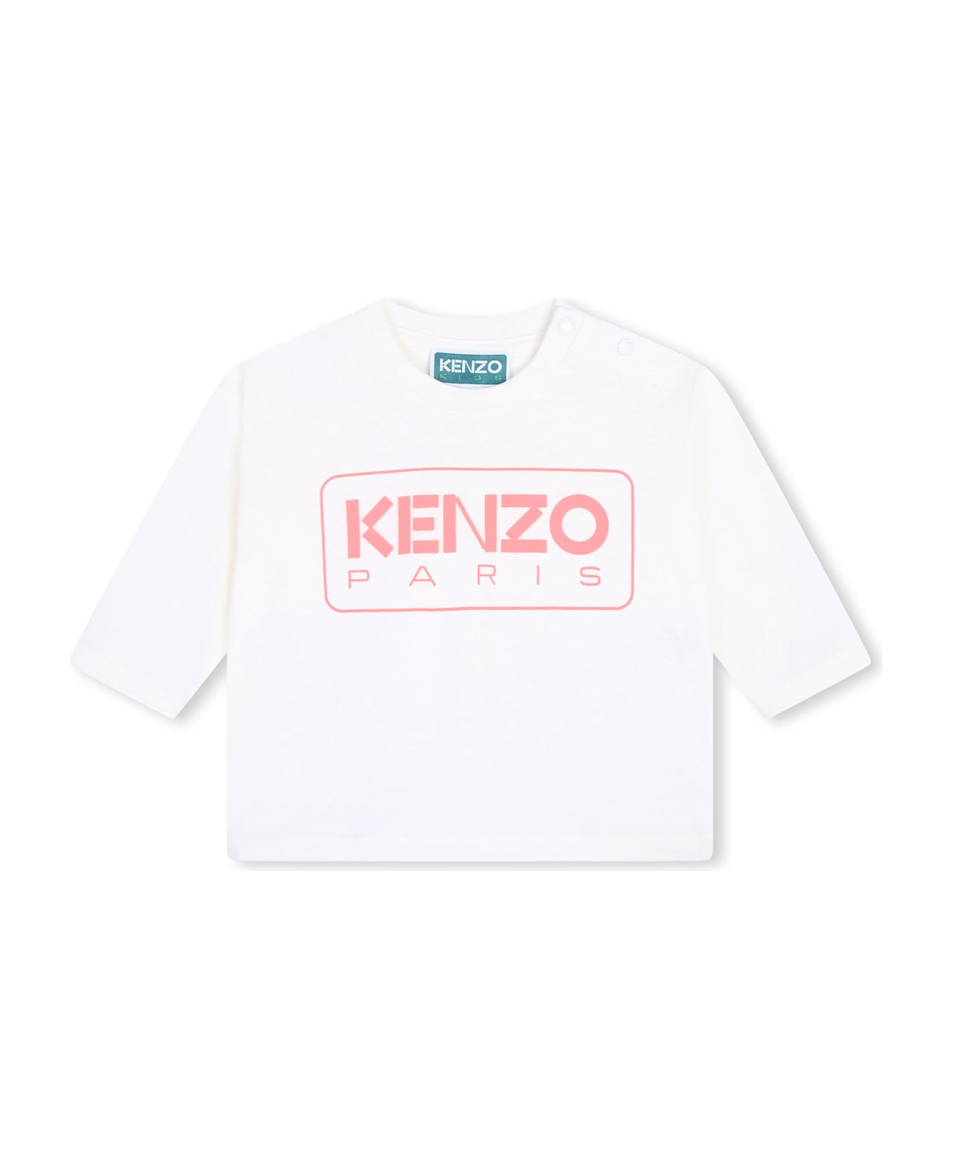 Kenzo Kids Printed T-shirt - White Tシャツ＆ポロシャツ