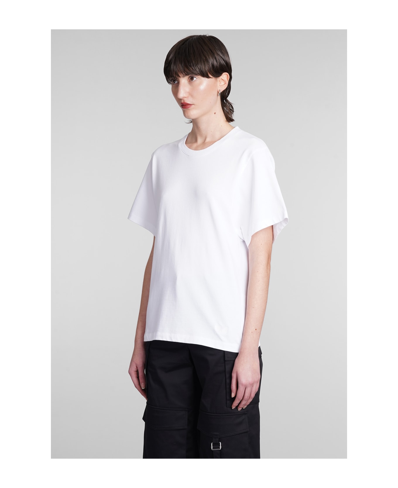 IRO Edjy T-shirt In White Cotton - white