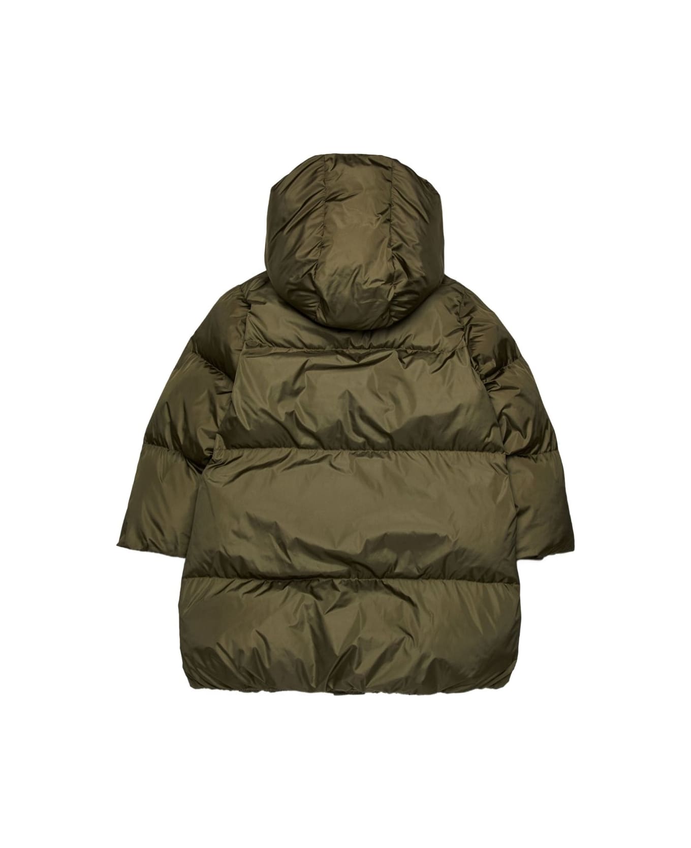 MM6 Maison Margiela Kids Coat With Logo Application - Green