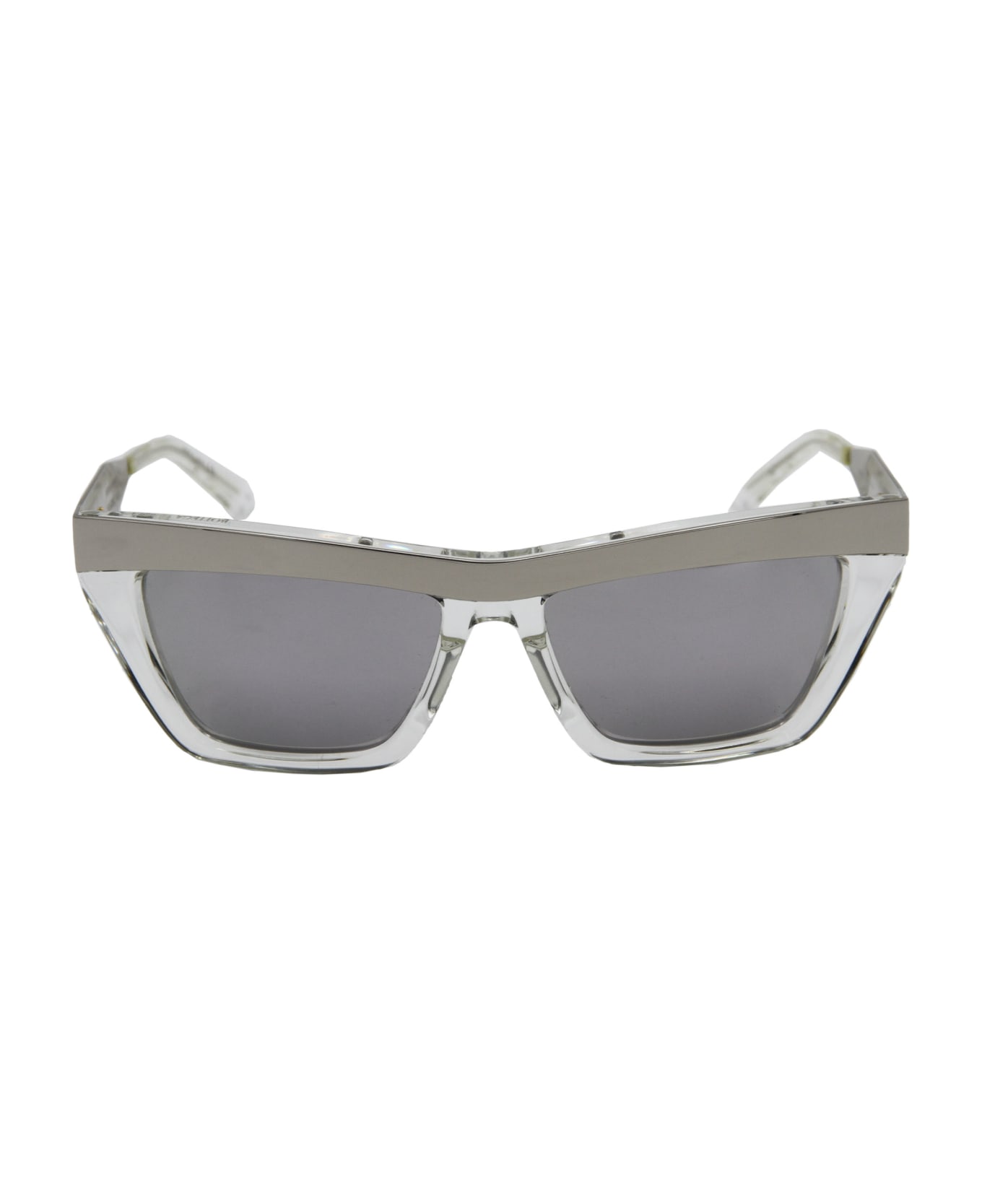 Bottega Veneta Eyewear Squared Sunglasses - grey