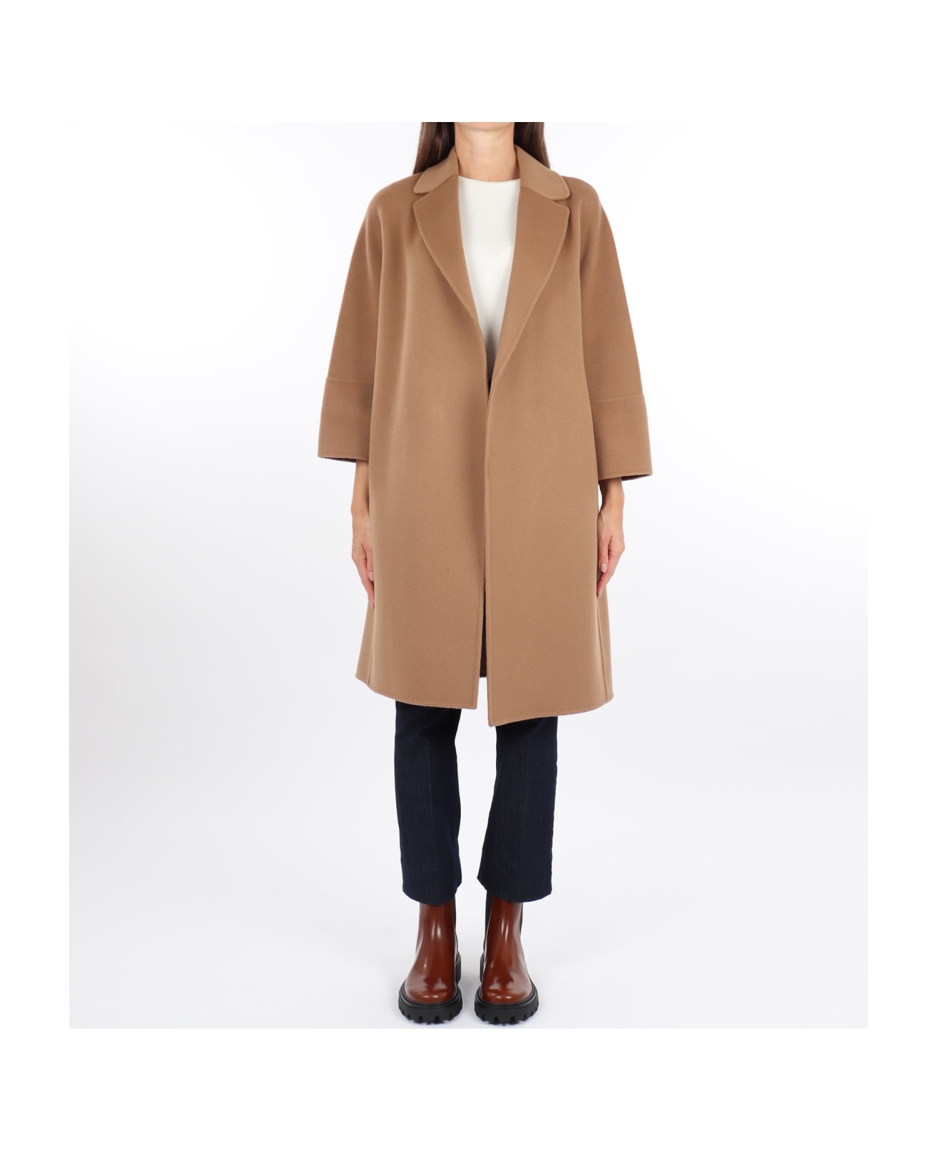 S Max Mara Women's Coat Arona Black