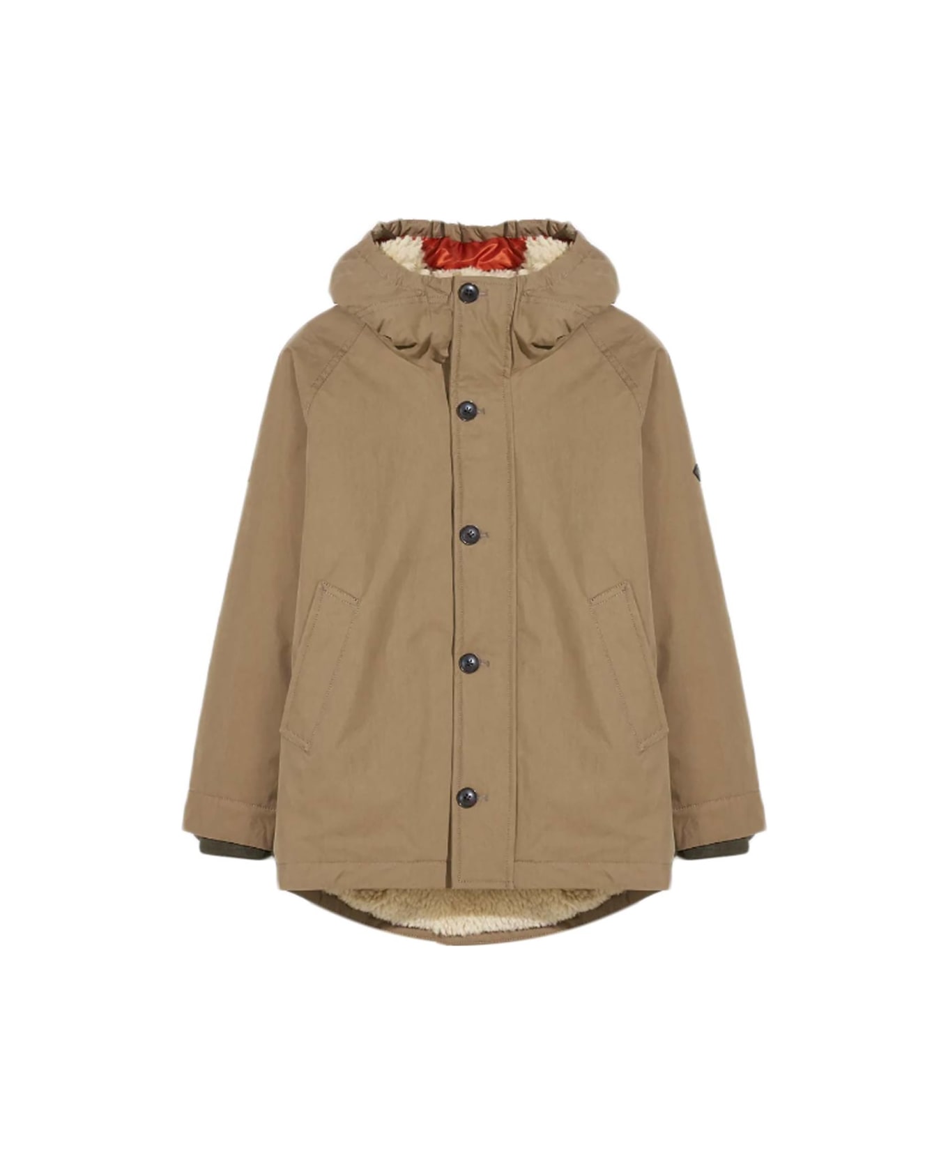 Bellerose Hooded Jacket - BEIGE