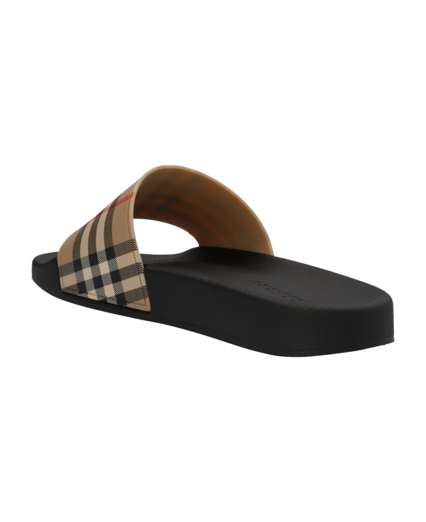 Burberry Furley Boys Flipflops In Cobalt Blue