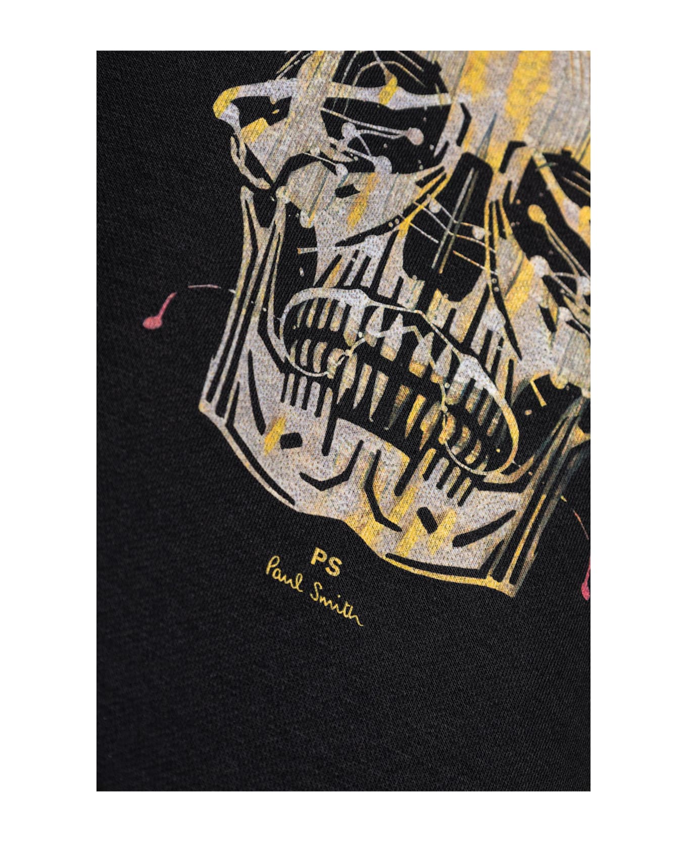 PS by Paul Smith Ps Paul Smith Sweatshirt With Colorful Print - Black