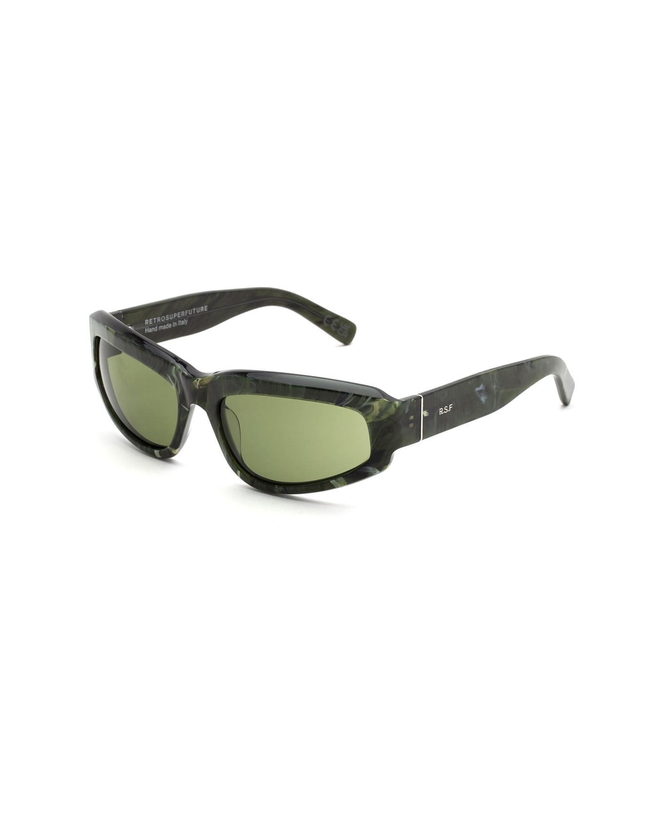 RETROSUPERFUTURE Motore Tartaruga Ke8 Sunglasses - Verde サングラス