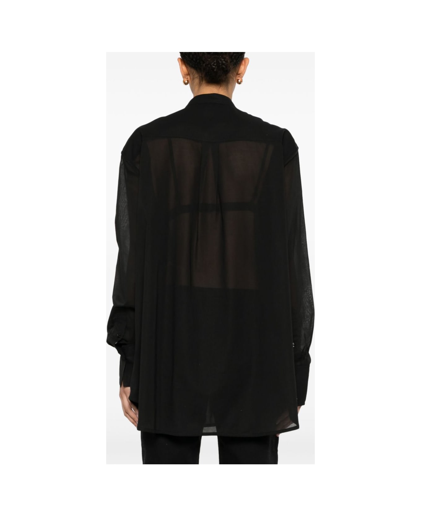 Totême Organic Cotton Blouse - Black