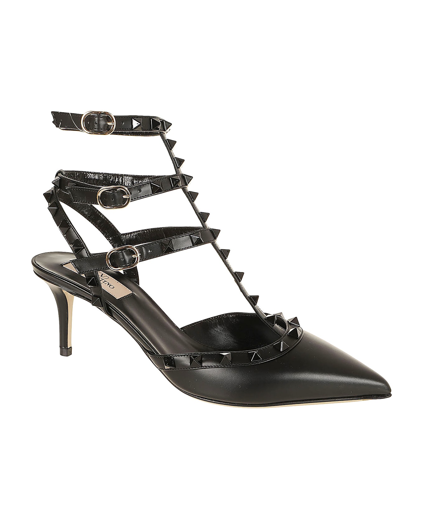 Valentino Garavani Ankle Strap Rockstud T. 65 - No Nero