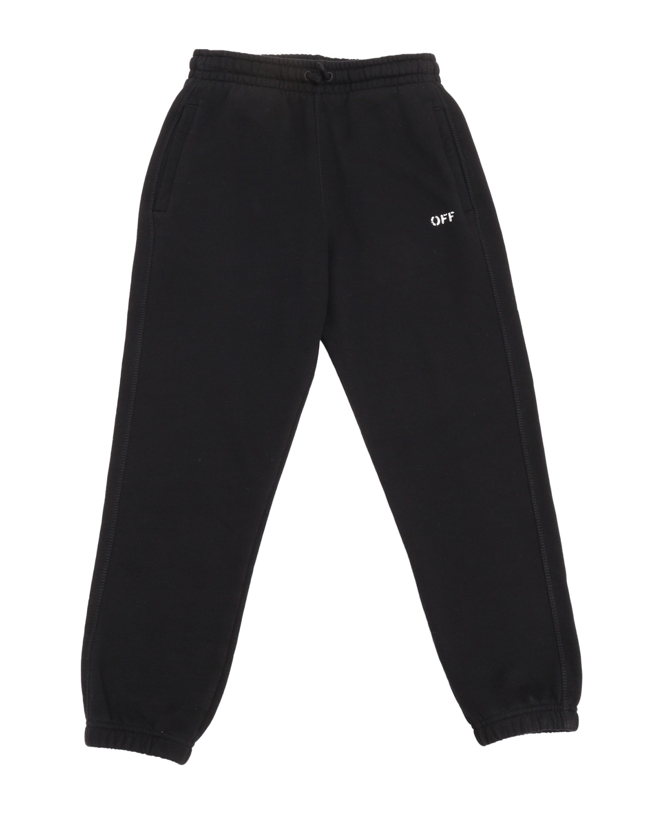 Off-White Off Stamp Plain Sweatpant Black - White - BLACK