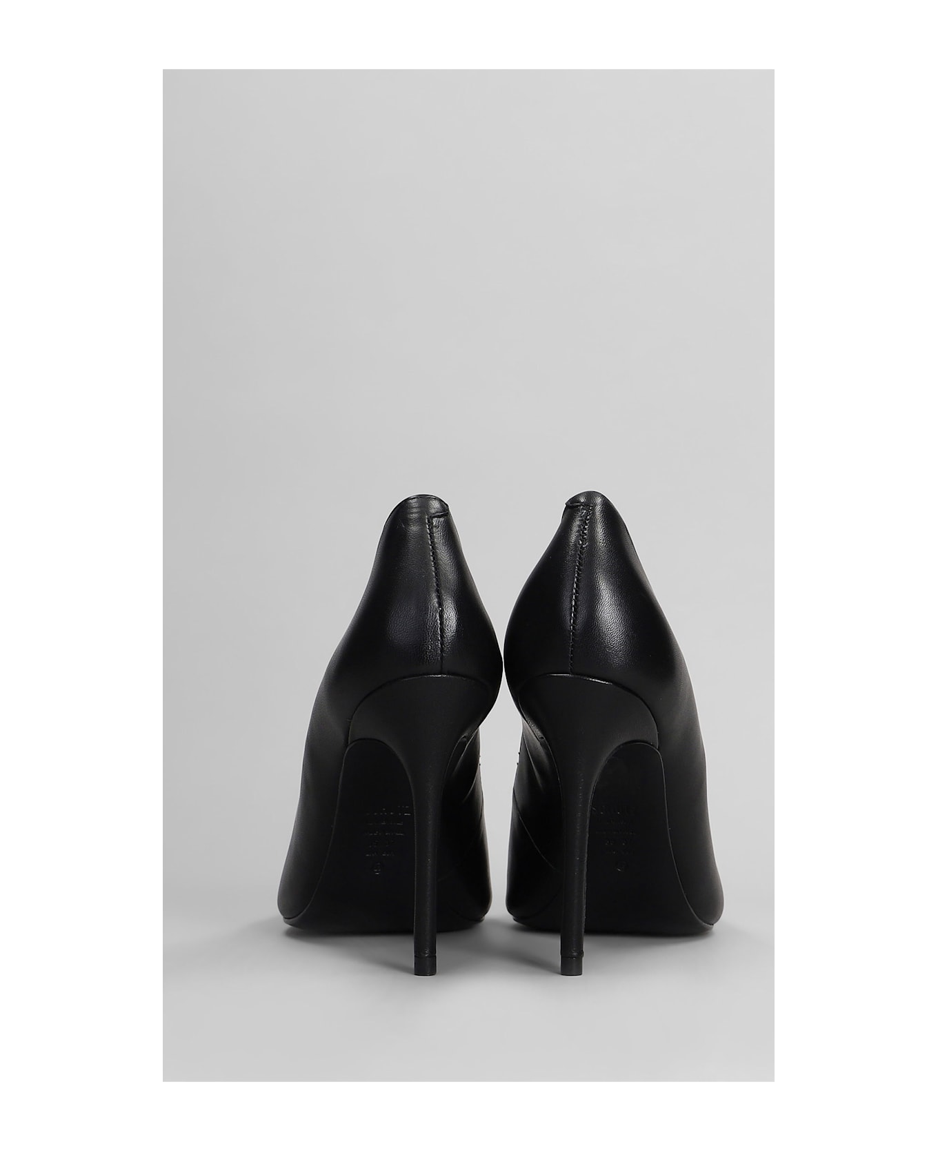 Schutz Pumps In Black Leather - black