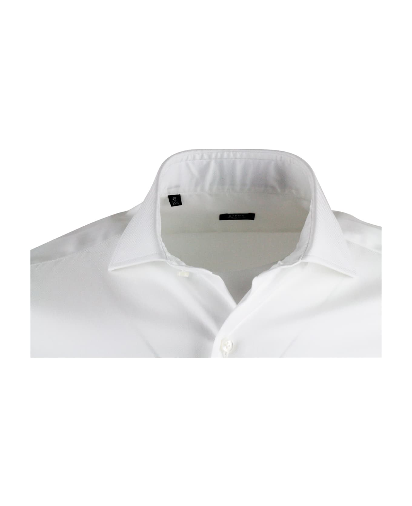 Barba Napoli Cotton Shirt - White シャツ