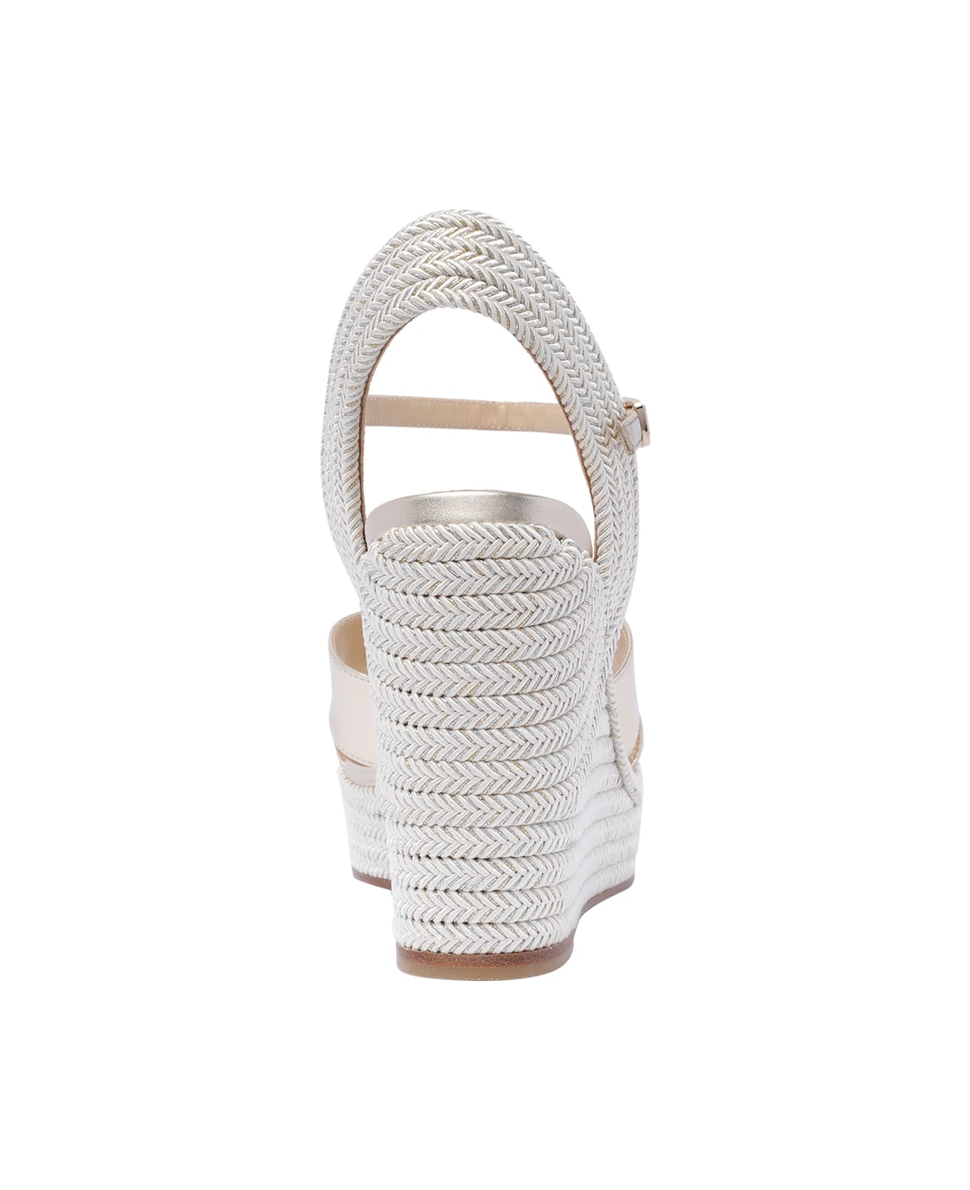 Jimmy Choo Dellena Wedge Sandals - Golden