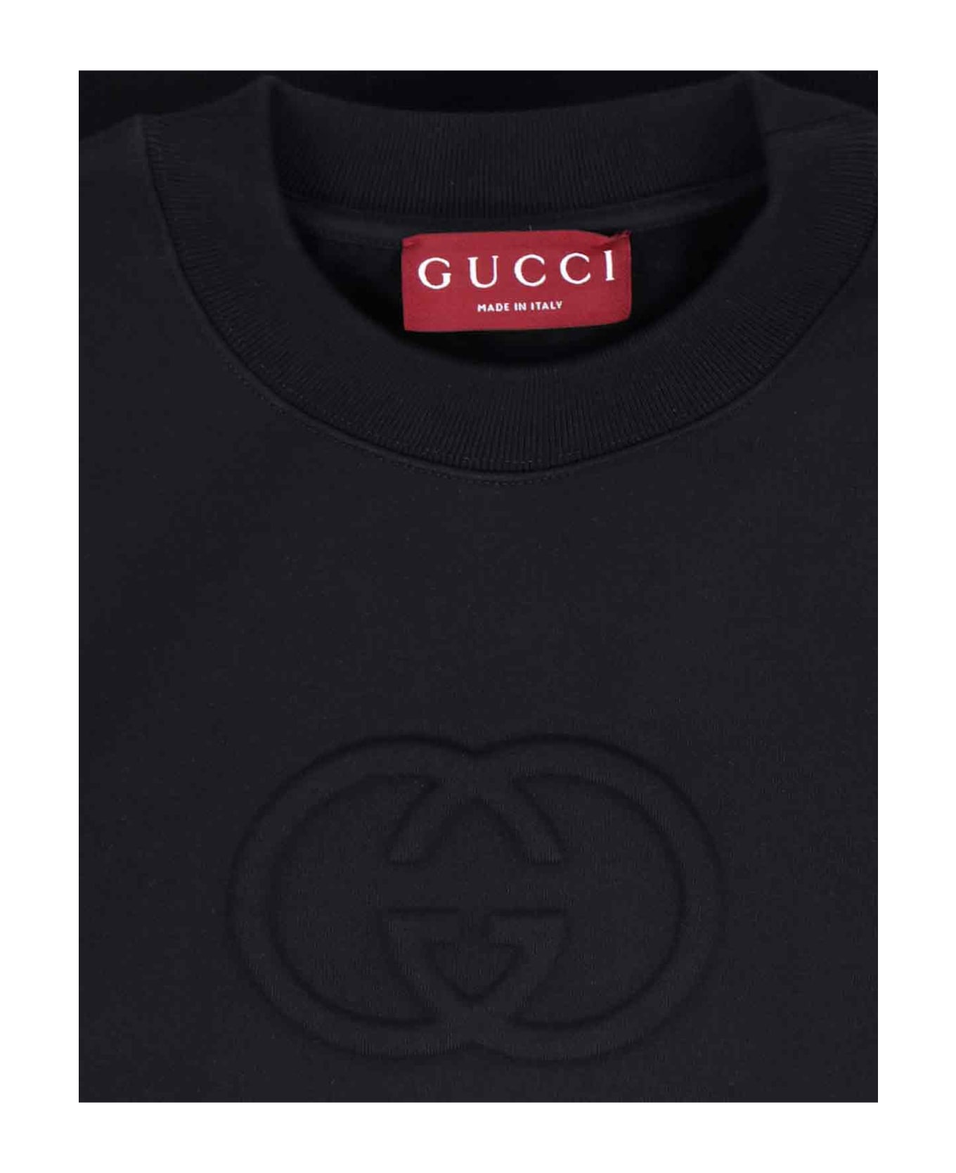 Gucci 
gg
 Crew Neck Sweatshirt - Black  