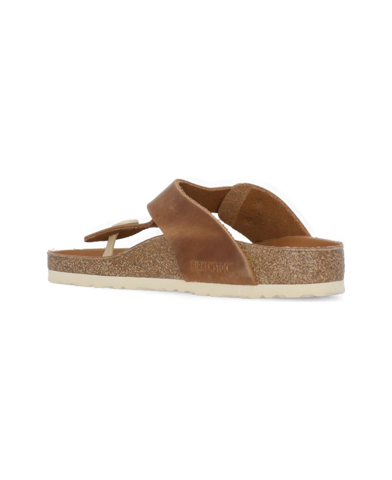 Birkenstock Thong Strap Open-toe Sandals - Brown