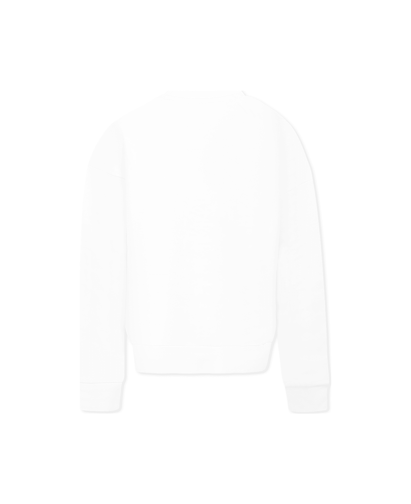 Michael Kors White Sweatshirt For Girl With Logo - White